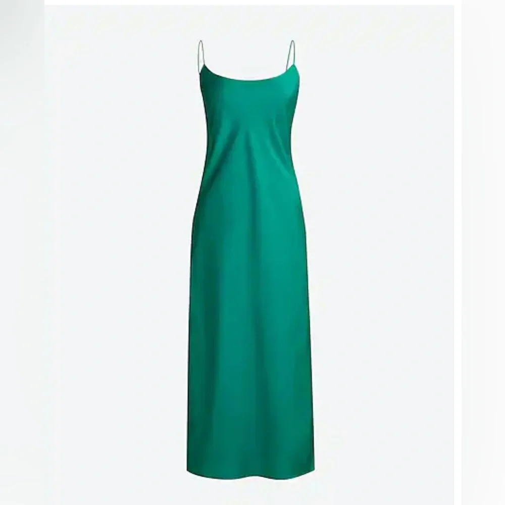 NWT J. Crew Gwyneth Slip Dress in Luster Charmeuse Size 14 - Picture 3 of 16
